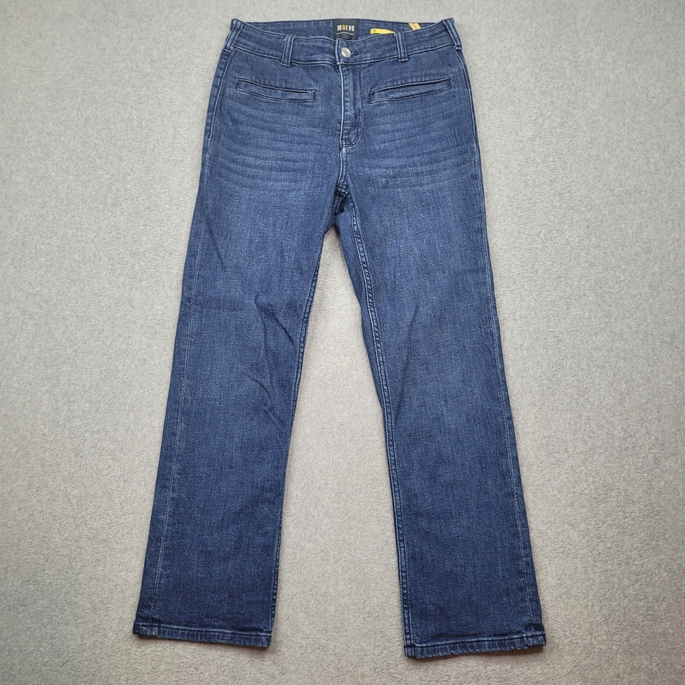 Maeve Jeans Womens 27 Blue Straight Leg Front Pockets OB1619615 Anthropologie